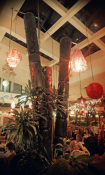 Large Tiki Trio in the main dining room (originally from the Montreal Kon-Tiki)